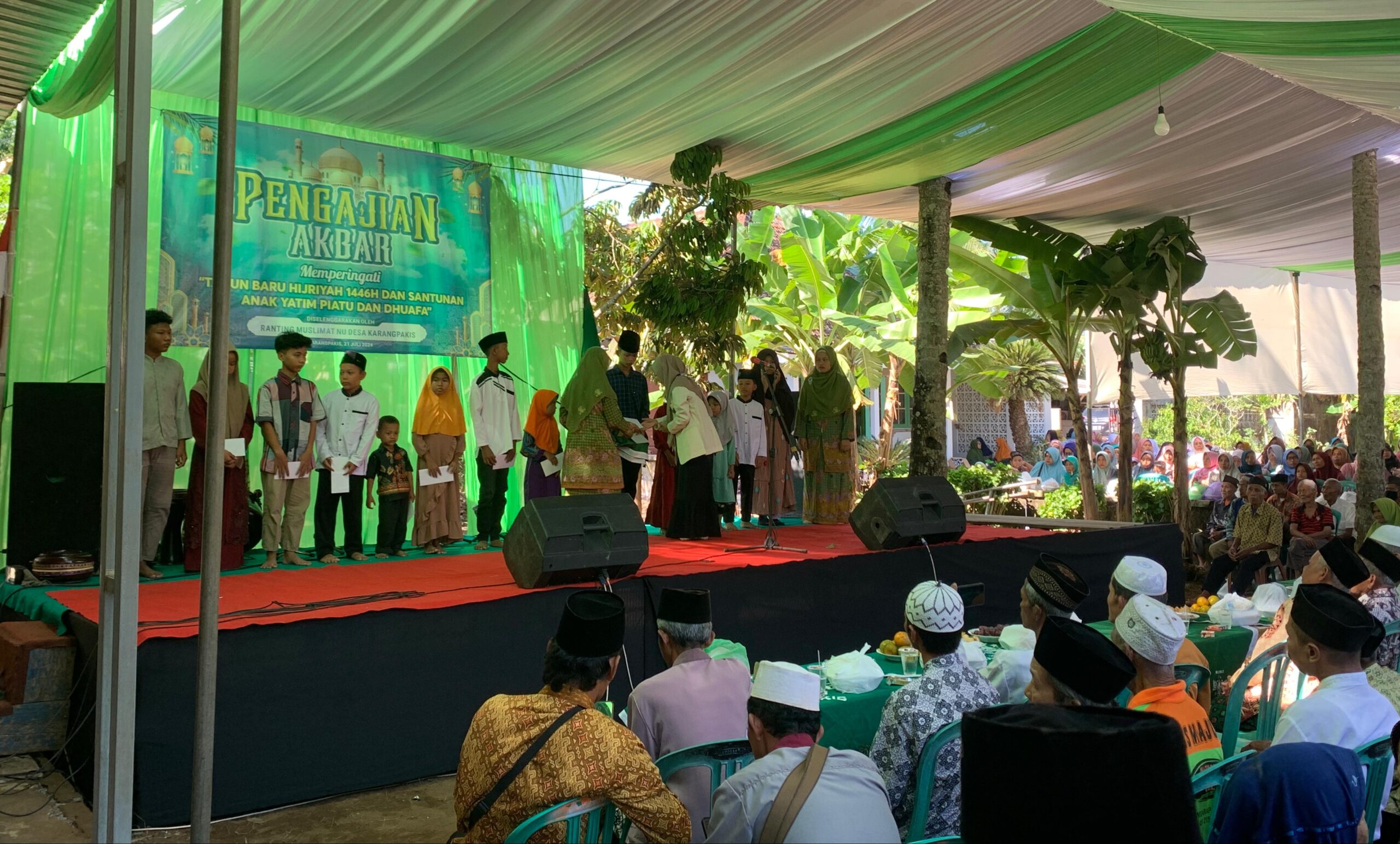 PENGAJIAN AKBAR MEMPERINGATI TAHUN BARU 1446 HIJRIYAH DAN SANTUNAN ANAK YATIM PIATU DAN DHUAFA